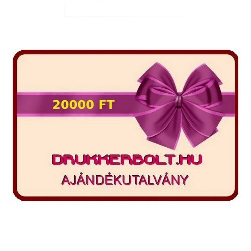 Drukkerbolt.hu gift card online or offline version