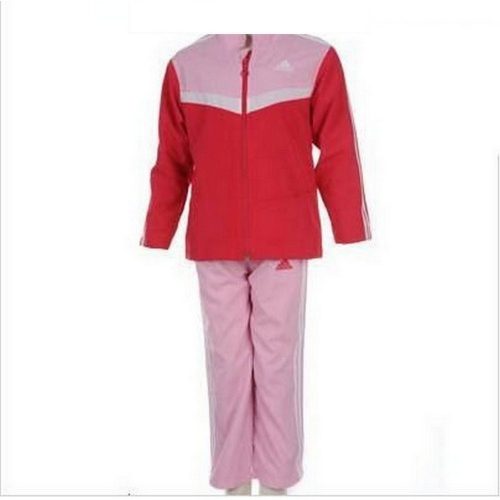 Adidas Magenta 3 stripes baby jogging set