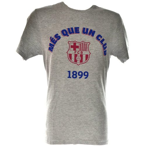 Barcelona "Mes Que Un Club" Grey T-Shirt