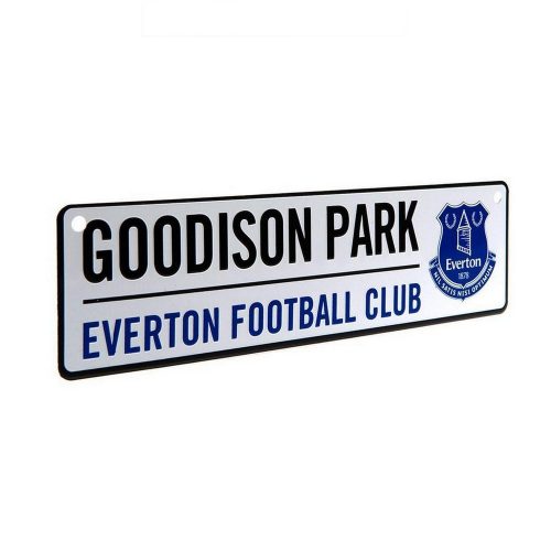 Everton FC Football Club Crest Metal Window Sign