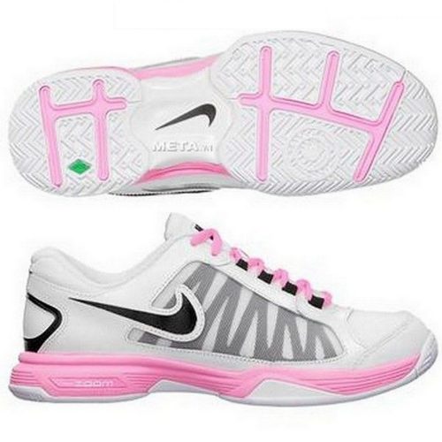 Nike Zoom Courtlite 3 White + Pink Women's Tennis Shoes