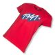 Fehérvár FC Red Crew Neck T-Shirt with “1941” Text – The Perfect Symbol of Loyalty and Dynamism!