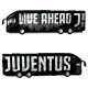 Juventus Black Replica Team Bus – Live Ahead Design