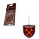 West Ham United FC car freshner