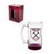 West Ham United Tall Beer Tankard