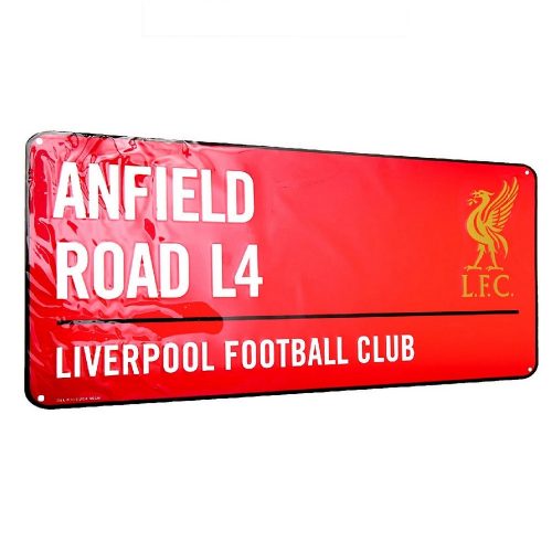 Liverpool FC Metal Street Sign