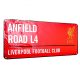 Liverpool FC Metal Street Sign