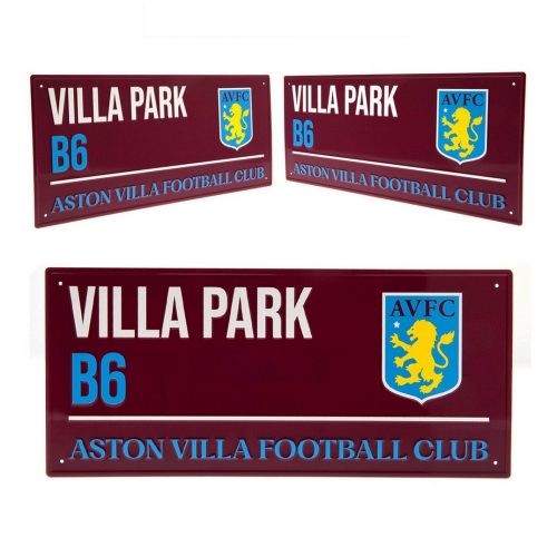 Aston Villa Metal Street Sign