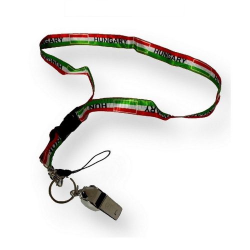 Hungary lanyard with a whistle