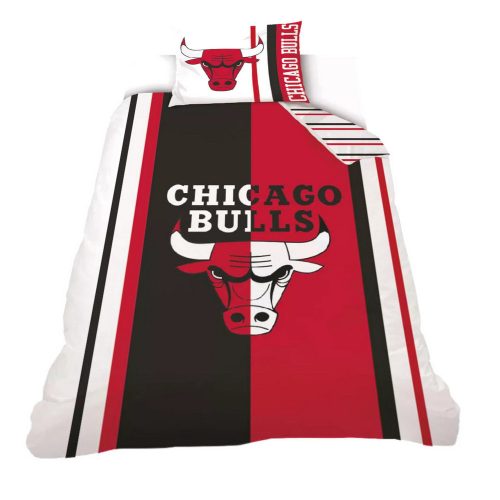 Chicago Bulls  Single Duvet Cover and Pillowcase Set