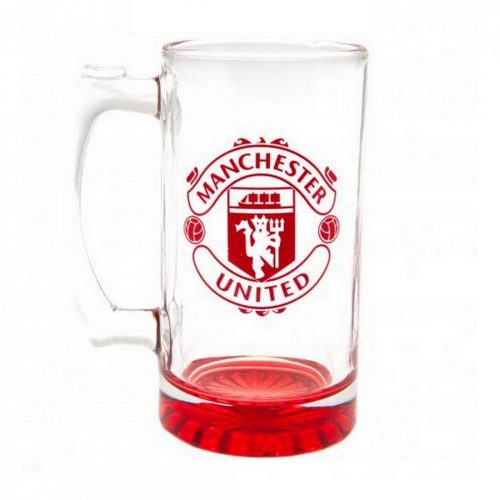 Manchester United FC Tall Beer Glass