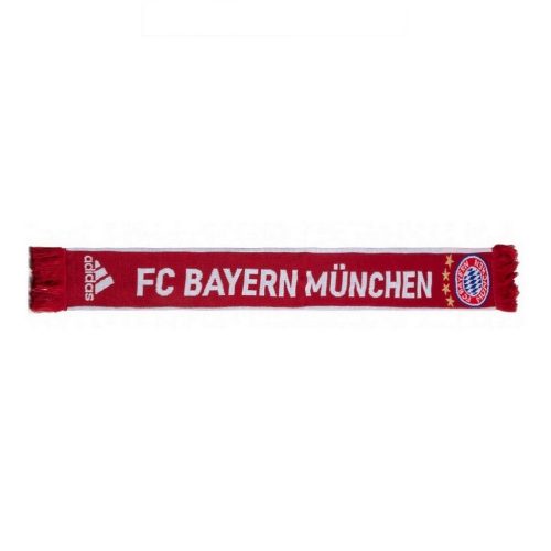 Adidas Bayern München FC Official Blue Jacquard Scarf NR Knit 