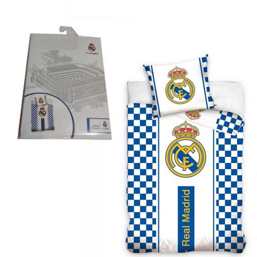 Real Madrid CF Blue Striped Single Cotton