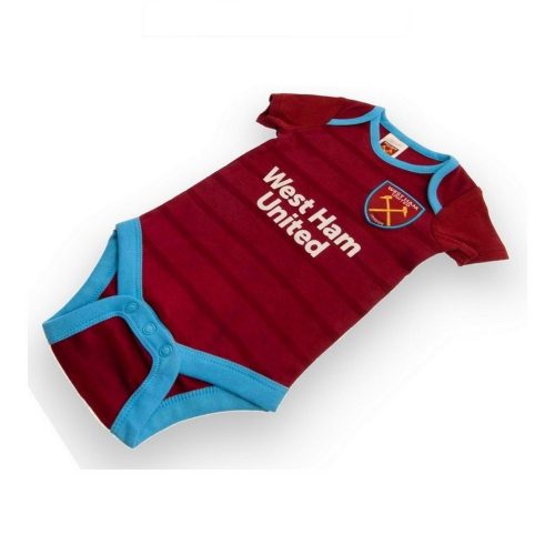 West Ham United Fc body set for babies - original, licensed product (1 piece) 