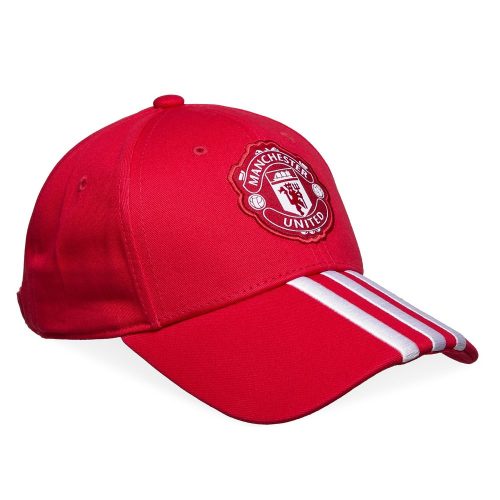 Adidas Manchester United Baseball Cap – Red with Embroidered Crest