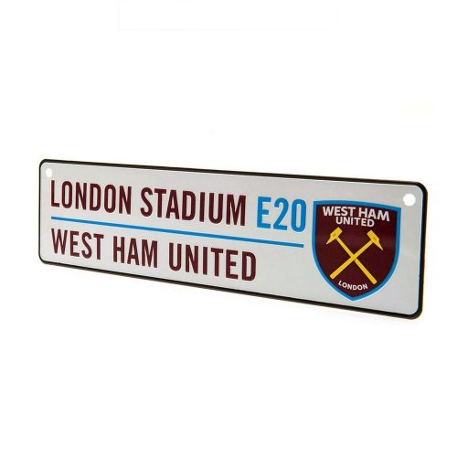 West Ham United Football Club Crest Metal Window Sign