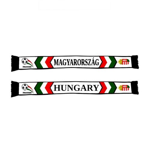 Hungary two sided white scarf