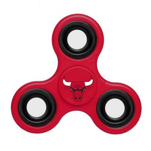 Chicago Bulls Logo fidget spinner. Official Chicago Bulls Gift/Toy