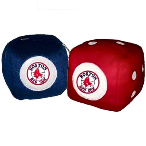 Boston Red Sox fuzzy dice