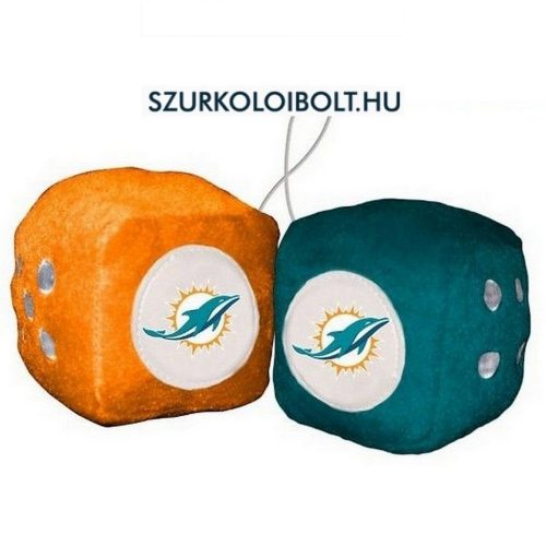 Miami Dolphins fuzzy dice