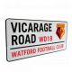 Watford FC Metal Street Sign