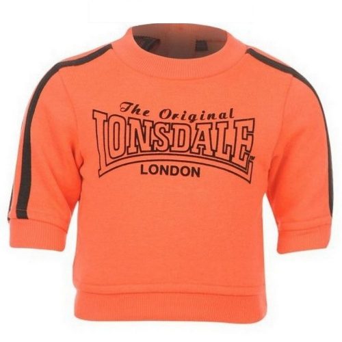 Lonsdale sweatshirt for babies (orange / coral)