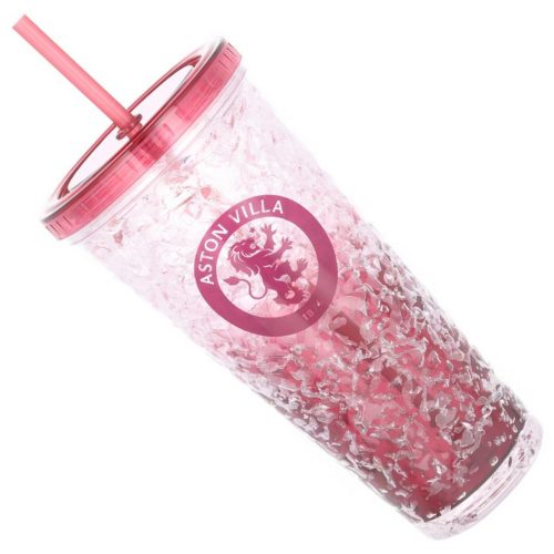 Aston Villa Freezer Cup with Straw – 600ml