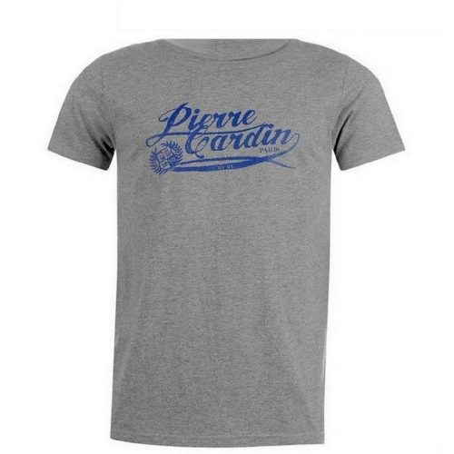 Pierre Cardin T-Shirt Mens silver