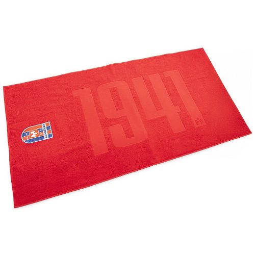 Red Towel with “1941” Text and “Fehérvár FC” Crest – For Fehérvár FC Fans