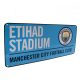 Manchester City FC Metal Street Sign