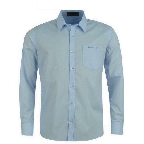 Pierre Cardin Long Sleeve Shirt Mens light blue