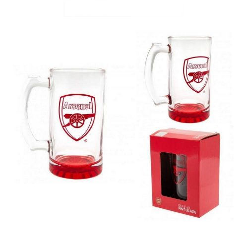 Arsenal FC Tall Beer Glass