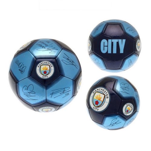 Manchester City FC signature Football 