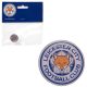 Leicester City FC Metal Crest Badge with Enamel Finish – Official Licensed Product