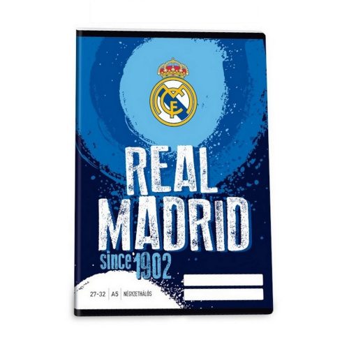 Real Madrid checked excercise book  A/5