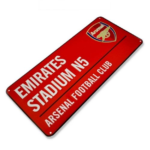 Arsenal FC Metal Street Sign