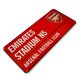 Arsenal FC Metal Street Sign