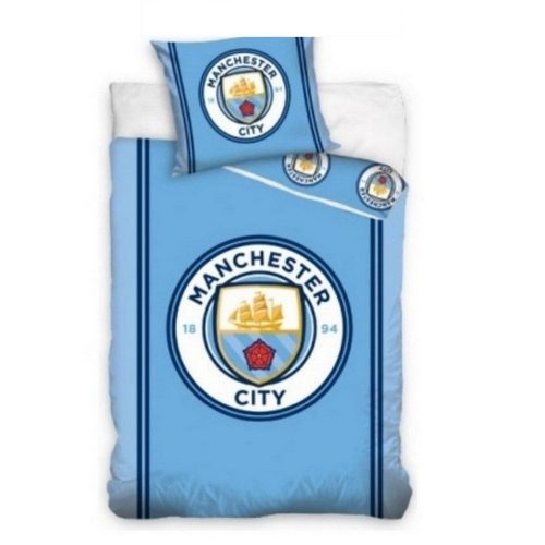 Manchester City F.C. Stripe Duvet Set