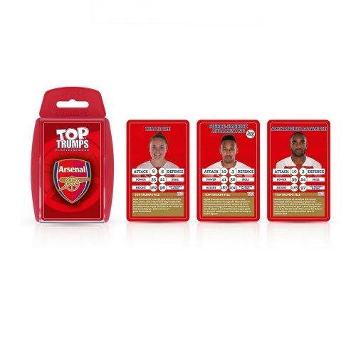 Arsenal Playing Top Trumps Cards