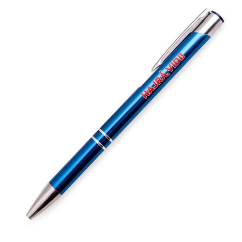 Fehérvár FC Blue Ballpoint Pen with “Hajrá, Vidi!” Slogan – Fan Style for Every Day!