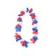 France, Russia flower garland in team colors