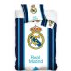 Real Madrid CF Blue Striped Single Cotton