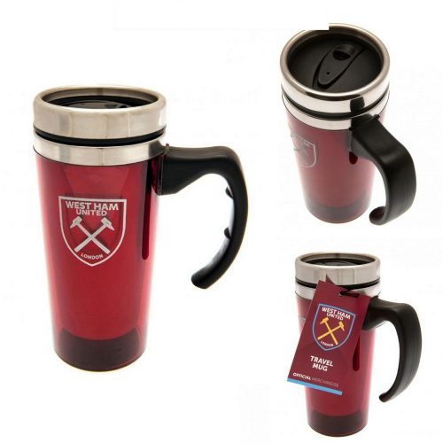 West Ham United Aluminium Travel Mug BL