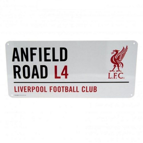 Liverpool FC Metal Street Sign