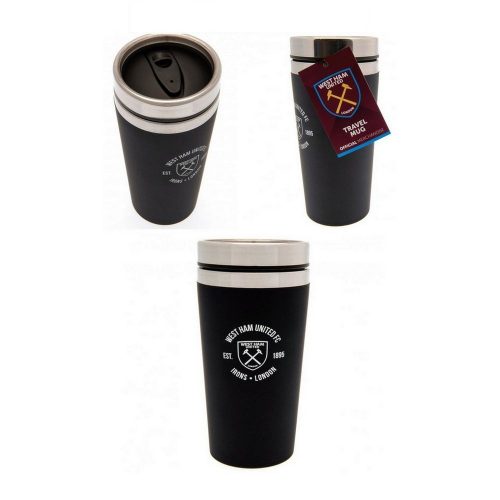 West Ham United Aluminium Travel Mug BL