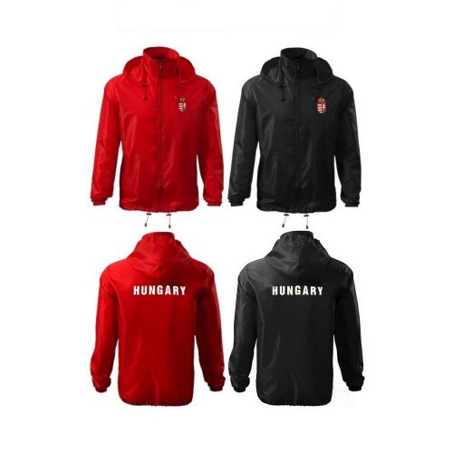 Hungary windbreaker jacket hooded or without hoody