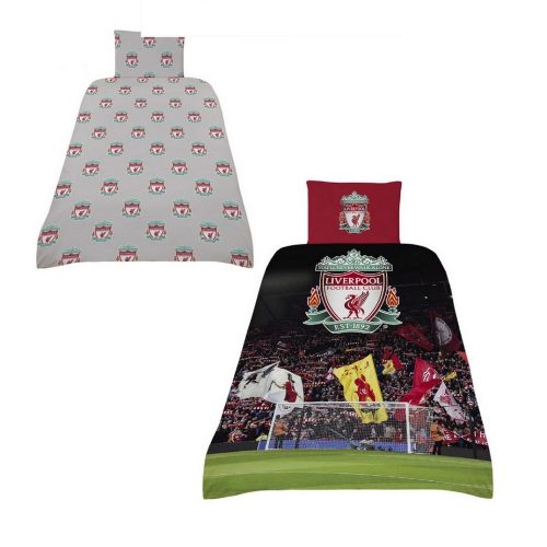 Liverpool FC Football Single Duvet Cover and Pillowcase Premier League Design Bedding