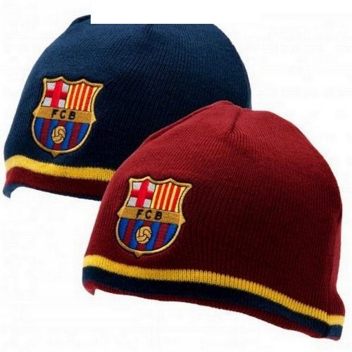 FC Barcelona Reversible Knitted Hat