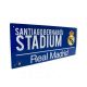 Real madrid Metal Street Sign