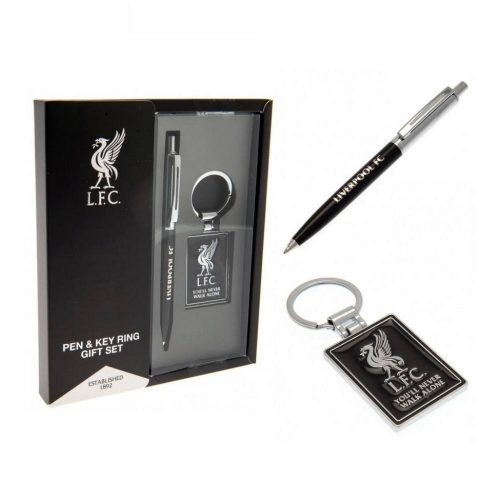 Liverpool  Keyring, pen gift set - official licensed product